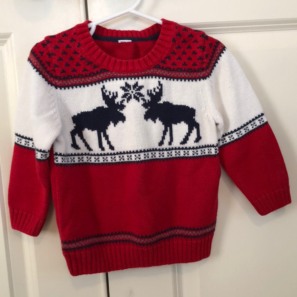 Janie and jack moose sweater